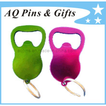Colorful Bottle Opener with Metal Ring
